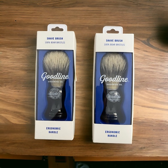 Goodline Shave Brush w/ Boar Bristles PACK Of 2 SEALED. - Picture 1 of 2